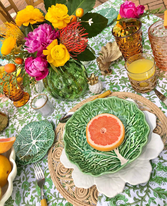 Tropical Tablesetting