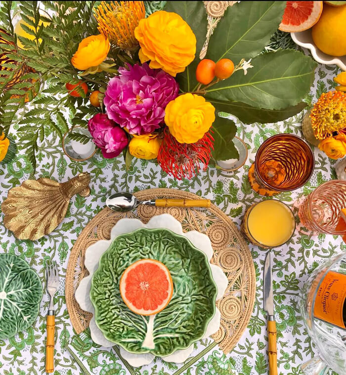 Tropical Party Placesetting
